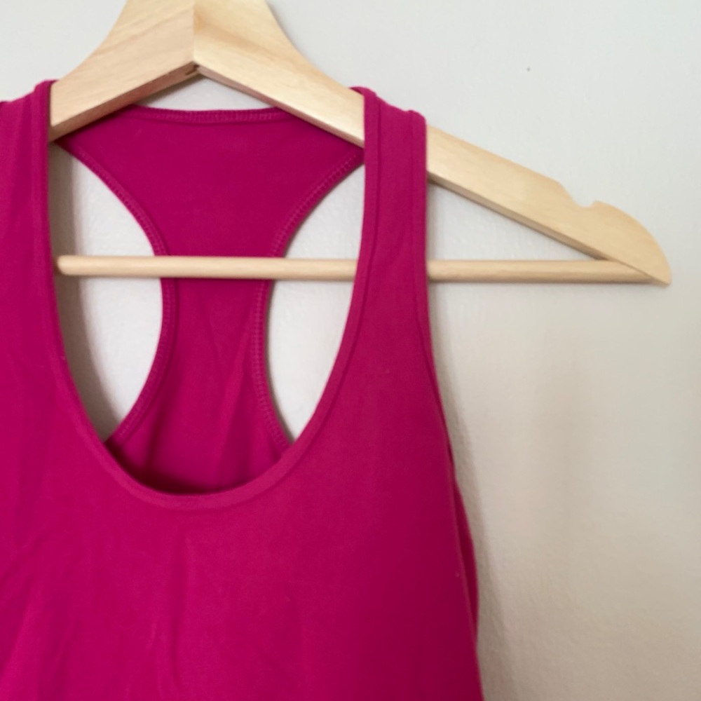 Lululemon pink Razorback tank